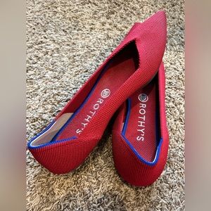 Rothy’s the point!! Cherry Red… Like new!!